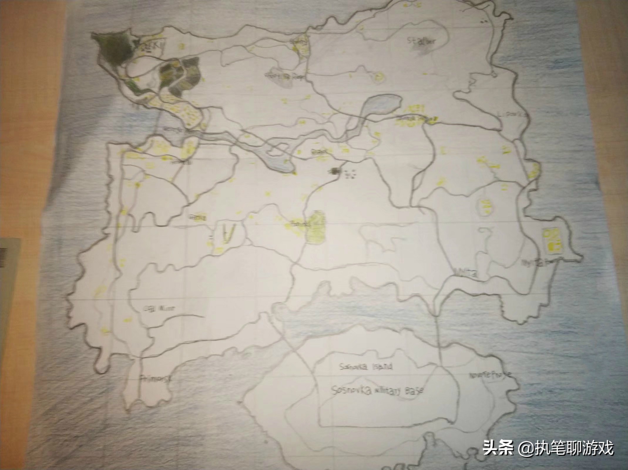 绝地求生海岛地图