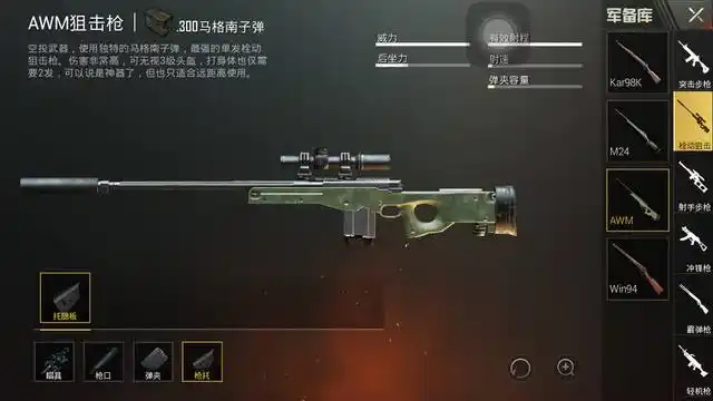绝地求生大神枪配