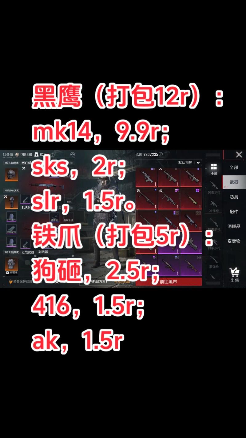 绝地求生最强枪配